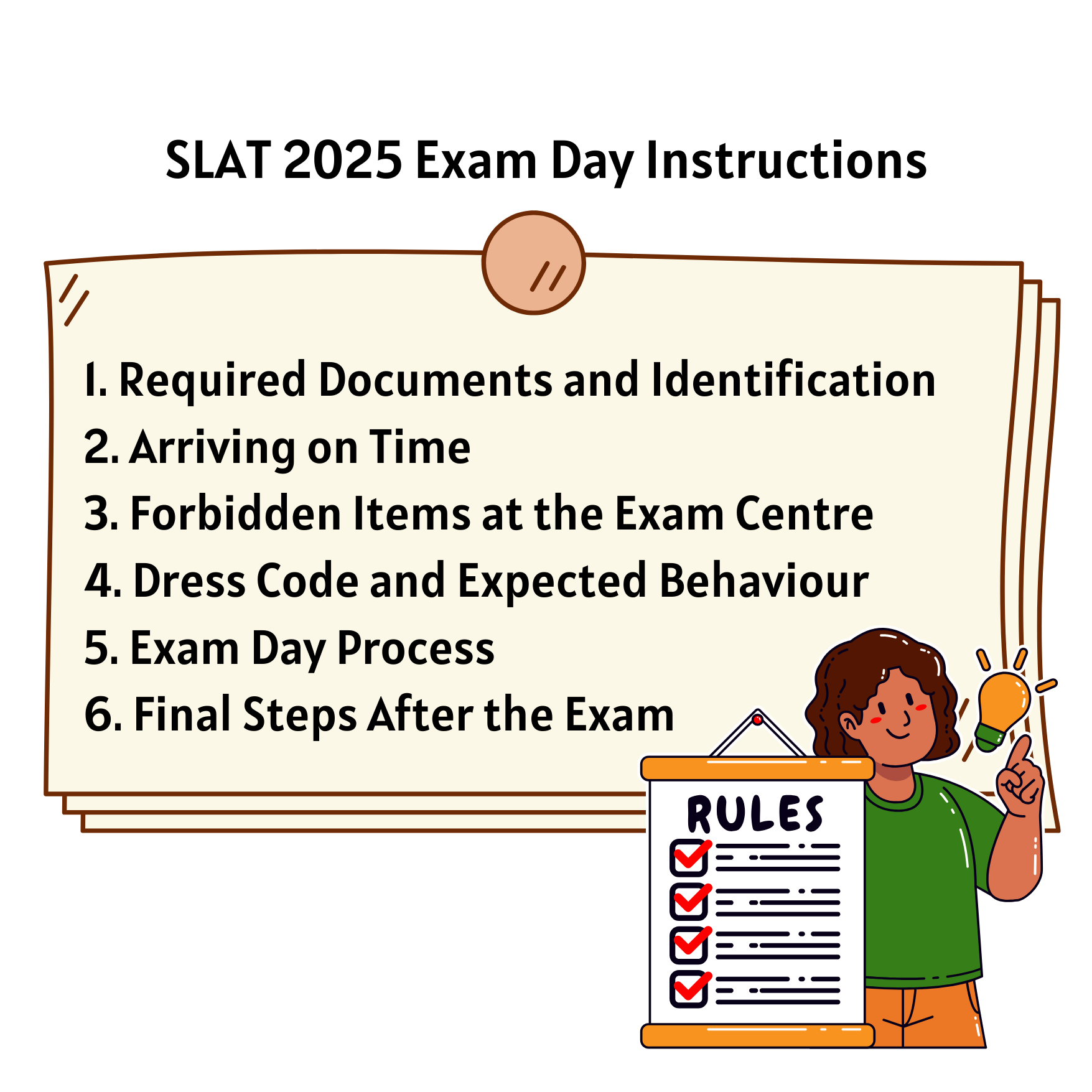 SLAT 2025 Exam Day Instructions