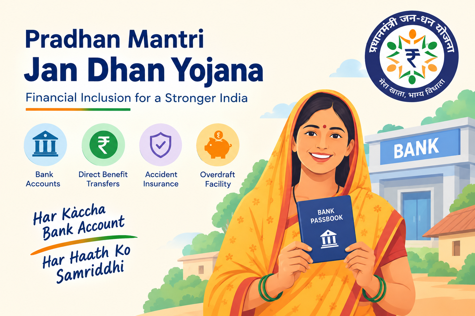 Pradhan Mantri Jan Dhan Yojana (PMJDY): Revolutionizing Financial Inclusion in India