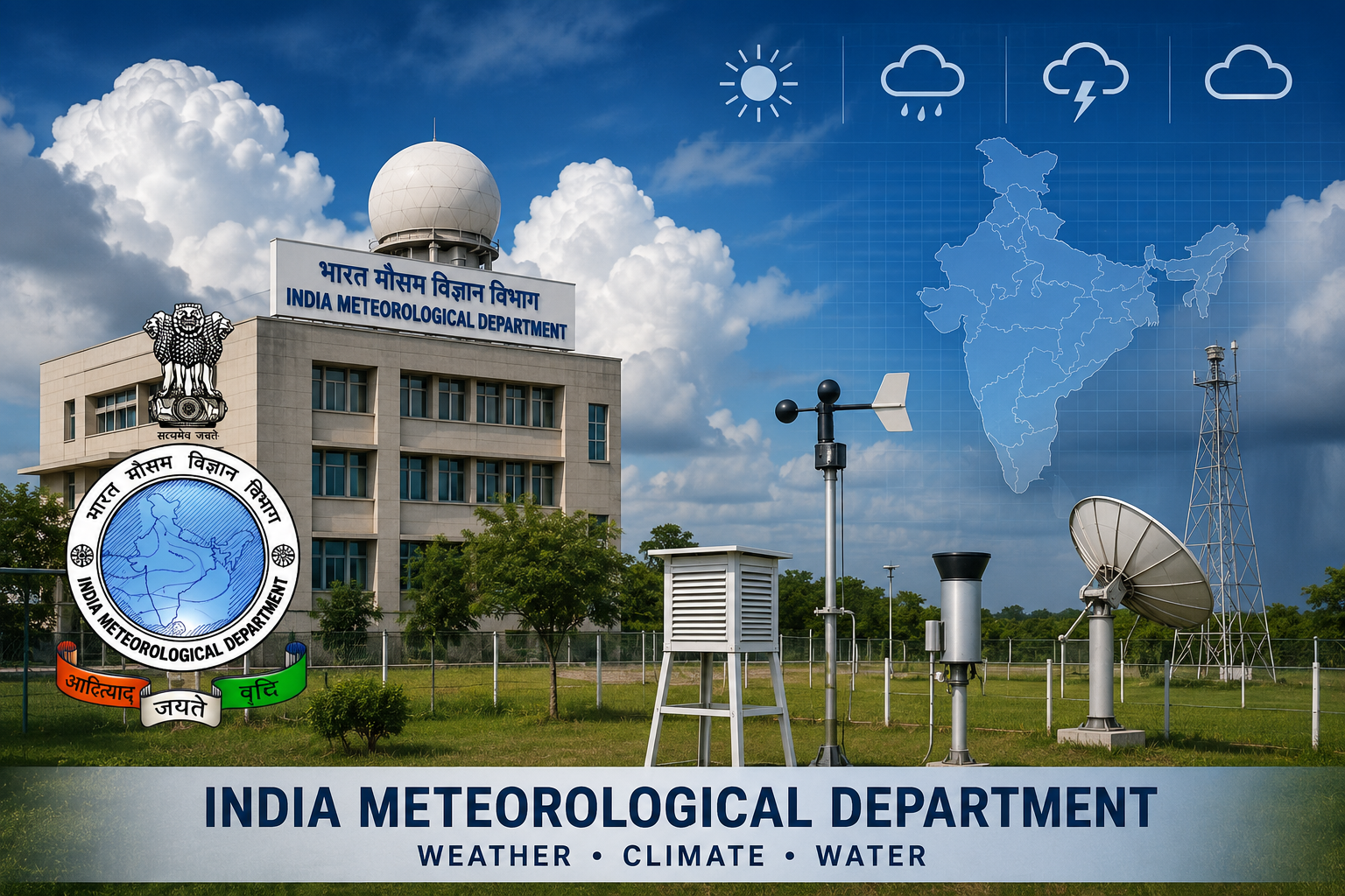 India Meteorological Department weather forecasting and monitoring infrastructure.