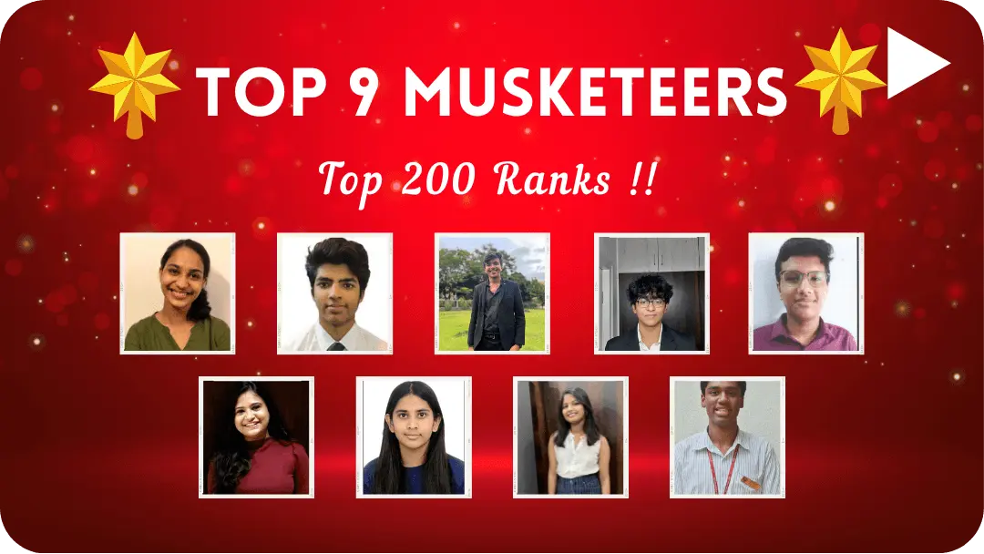 Top 9 Muskeeters